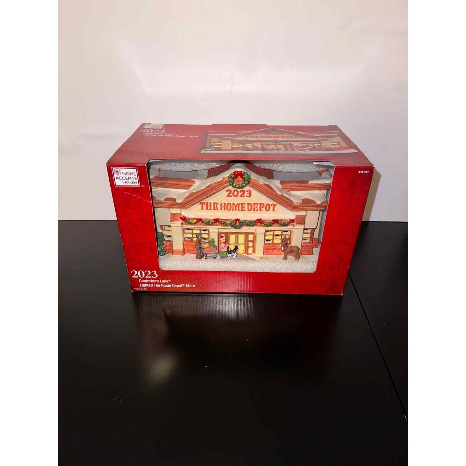 Canterbury Lane Home Accents Holiday Lights Up Home Depot Store 2023 Box IN HAND