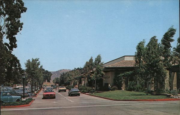 Westlake Village,California Shopping Plaza,CA Los Angeles County Chrome Postcard