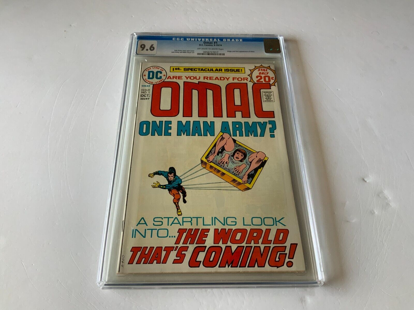 OMAC 1 CGC 9.6 ORIGIN 1ST APPEARANCE DC COMICS 1974 B59