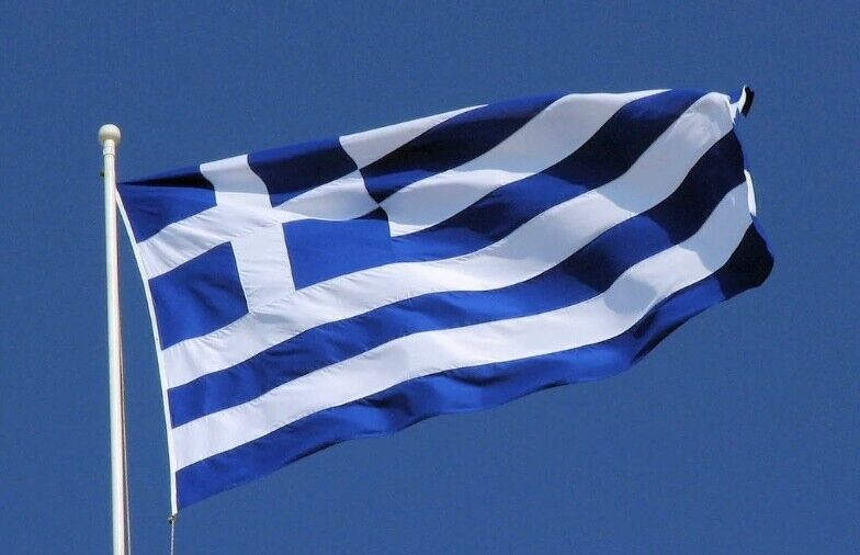 BULK BUY 100/pc Greek Flag QUALITY LG 150 x 90cm  AUS POST W/Track