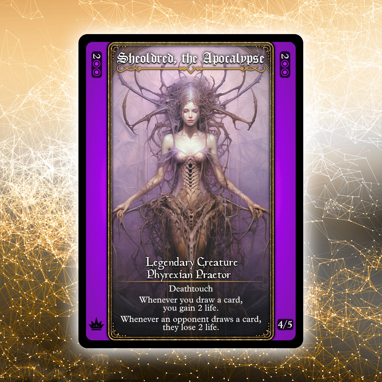 Sheoldred, the Apocalypse #2 [Alternative Custom ] TAROT Style Card