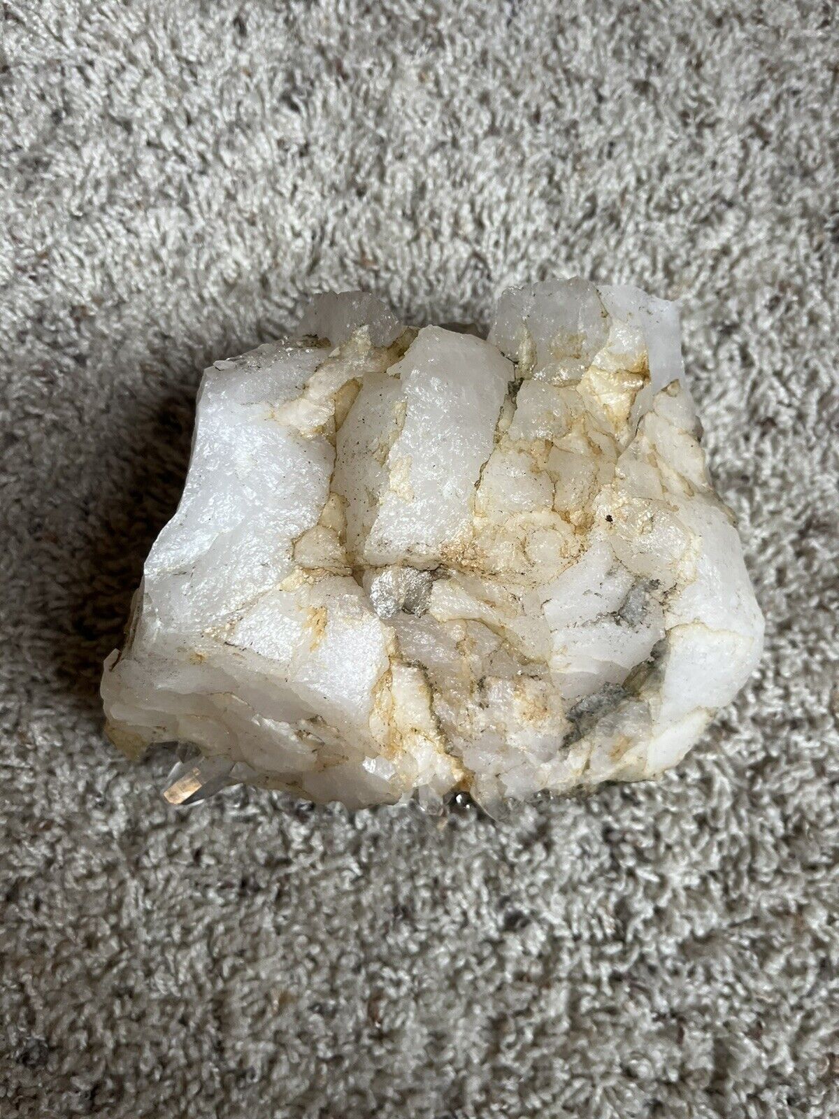 6LB Natural White Crystal Quartz Crystal Cluster Specimen