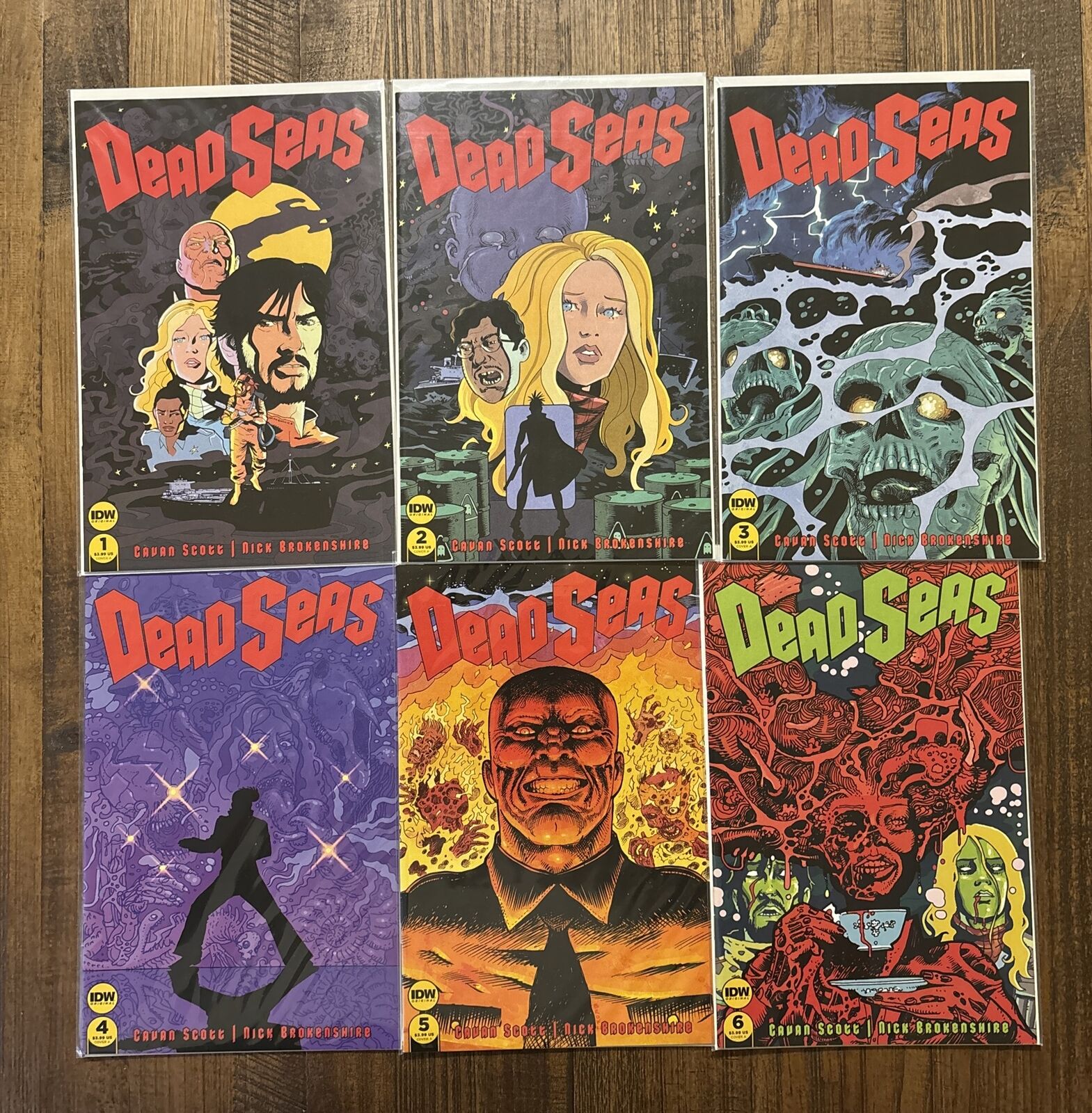 Dead Seas #1-6 Complete Set (IDW, 2022) 1st Printing