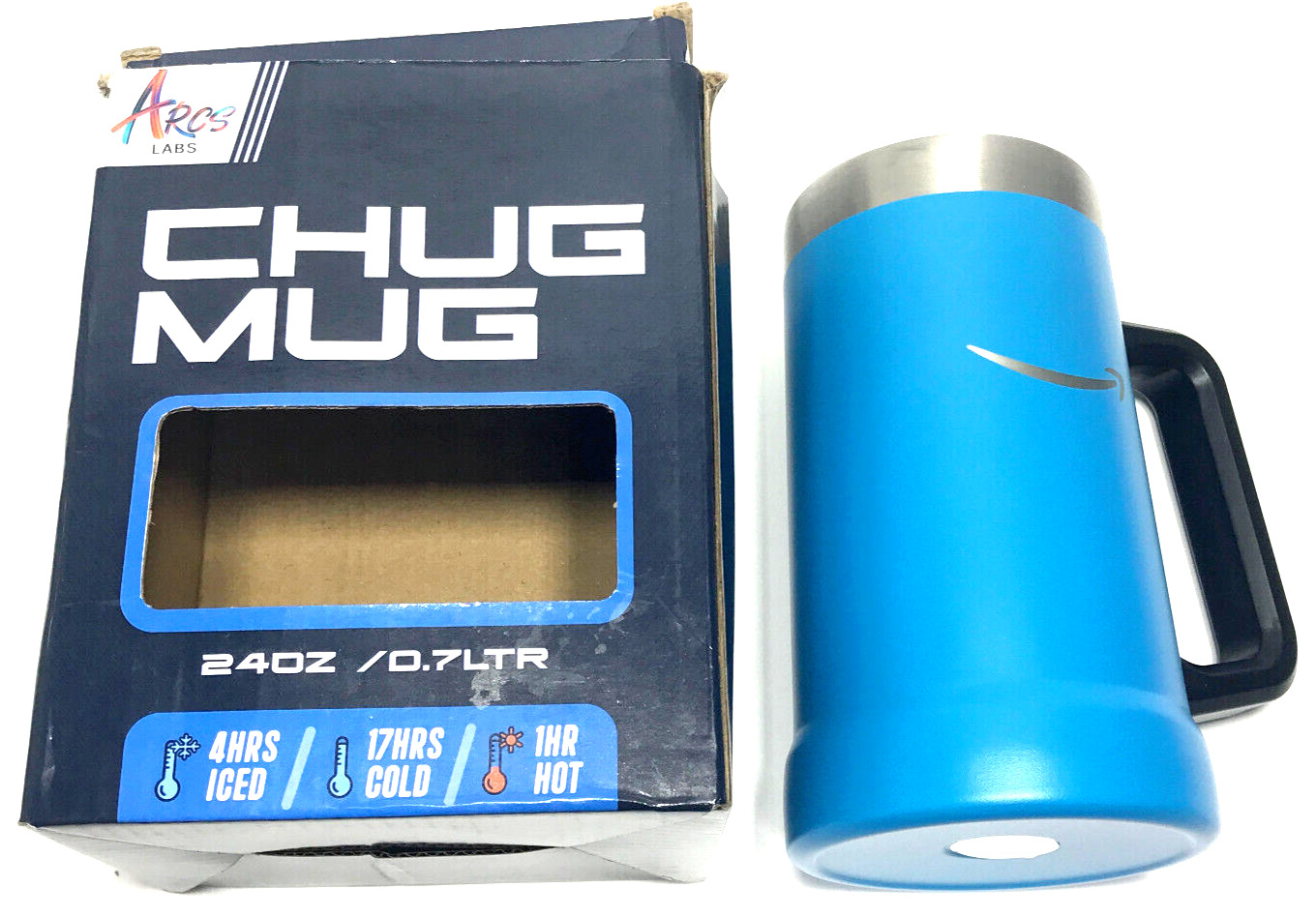 Arcs Labs Amazon Insulated Chug Mug Bpa Free 24oz Hot/cold Cup Tumbler