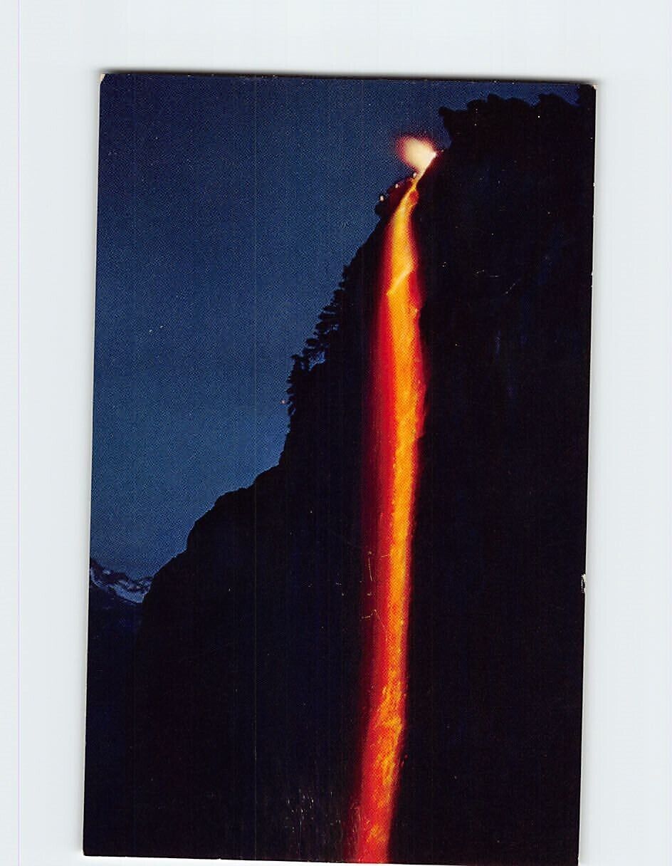 Postcard The Firefall Yosemite National Park California USA