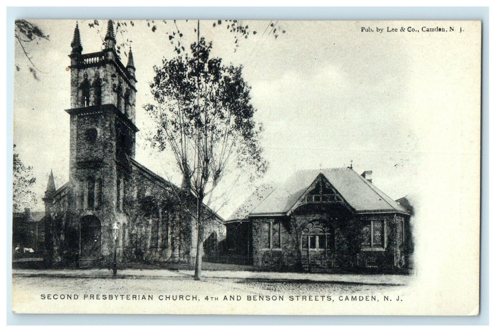1901 Second Presbyterian Church 4th Street Camden New Jersey NJ Postcard