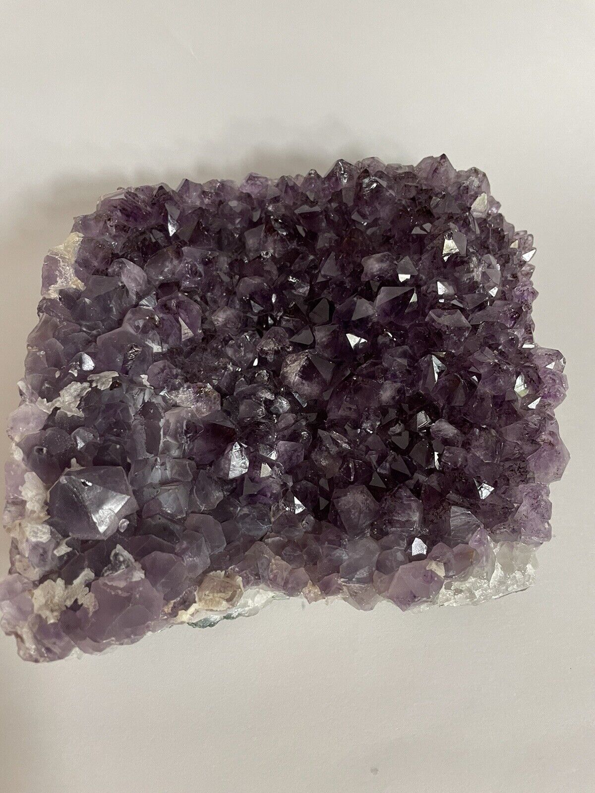 Natural Amethyst Geode Quartz Cluster Crystal 6.9 Lbs