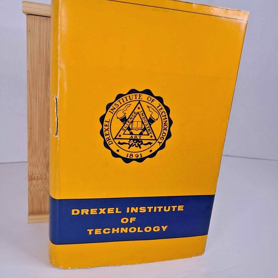 Vintage Drexel Institute of Technology Drexel Dragon 1966 Textbook Unified Calc