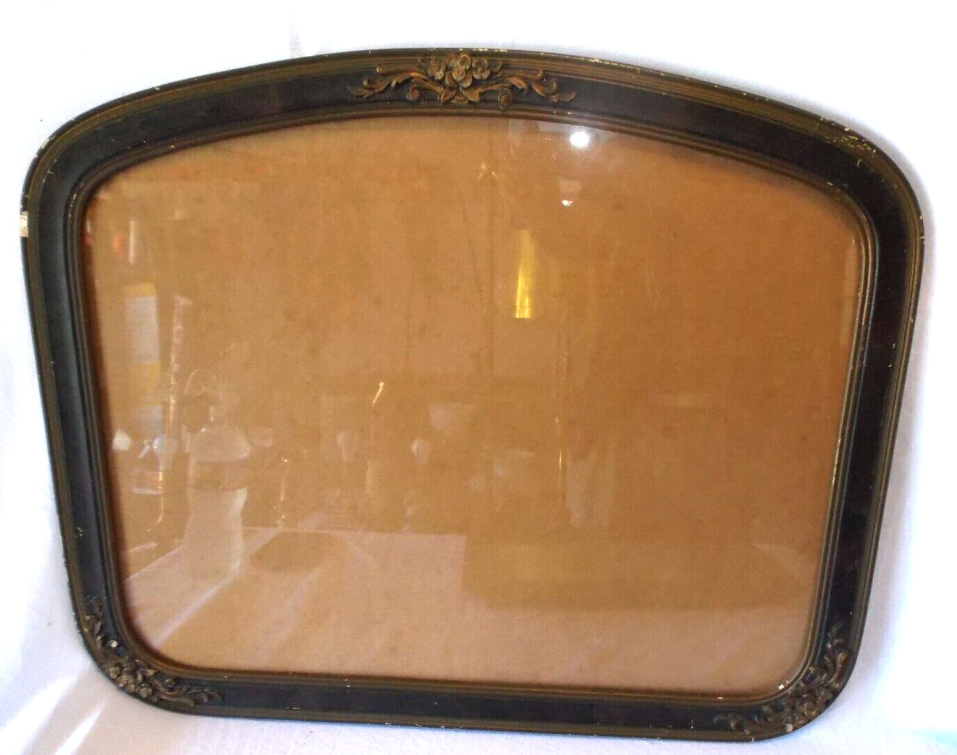 Vintage Antique Ornate Gold Gesso Wood Picture Frame With Glass Fits 16