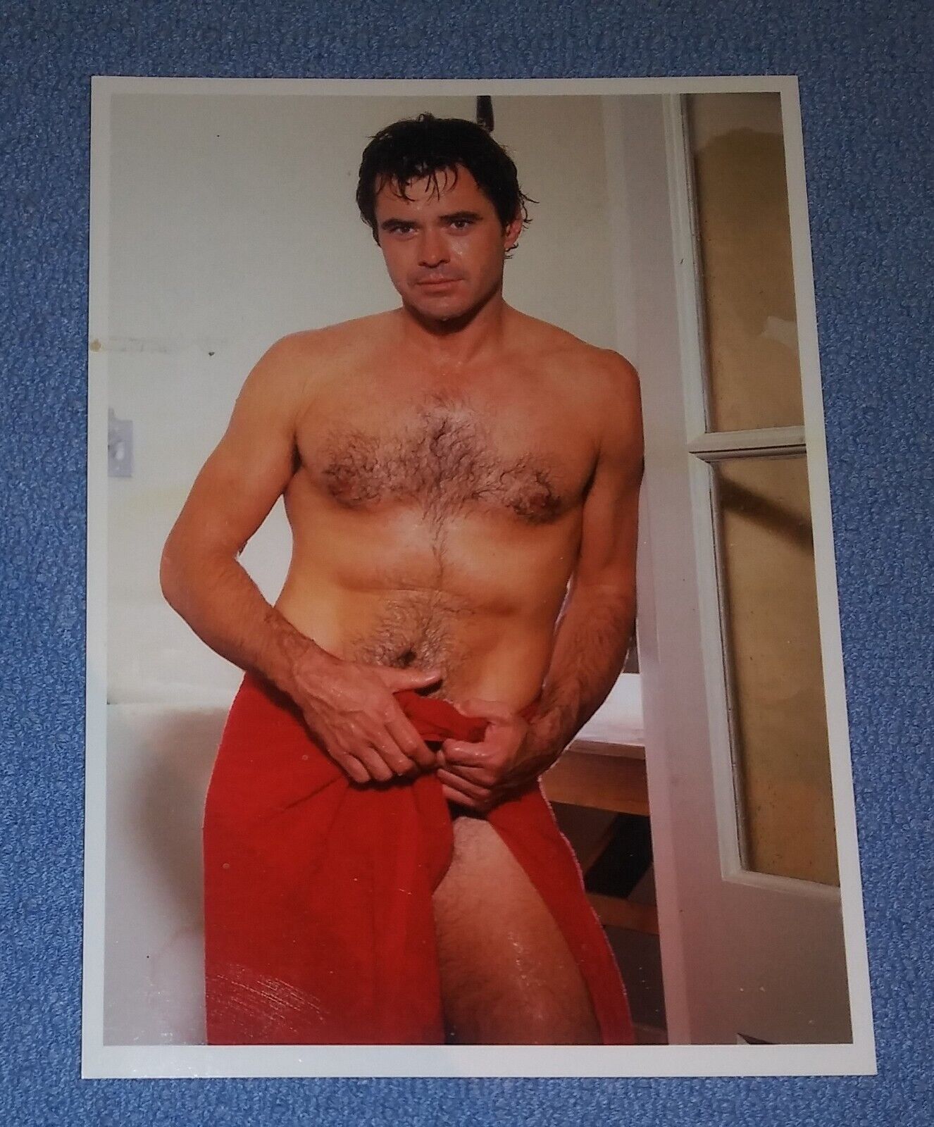 Robert URICH Topless: Gay Vintage 5x7 Male Photo Gay Interest ( RARE )