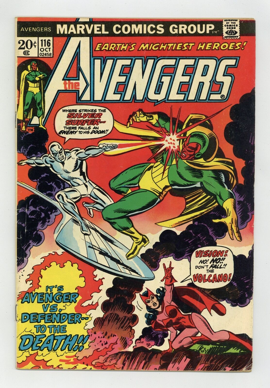 Avengers #116 VG+ 4.5 1973