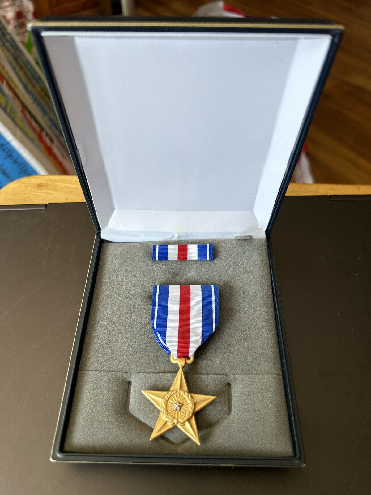 For Gallantry in Combat: THE S.S. MEDAL and Ribbon Set in Presentation Case