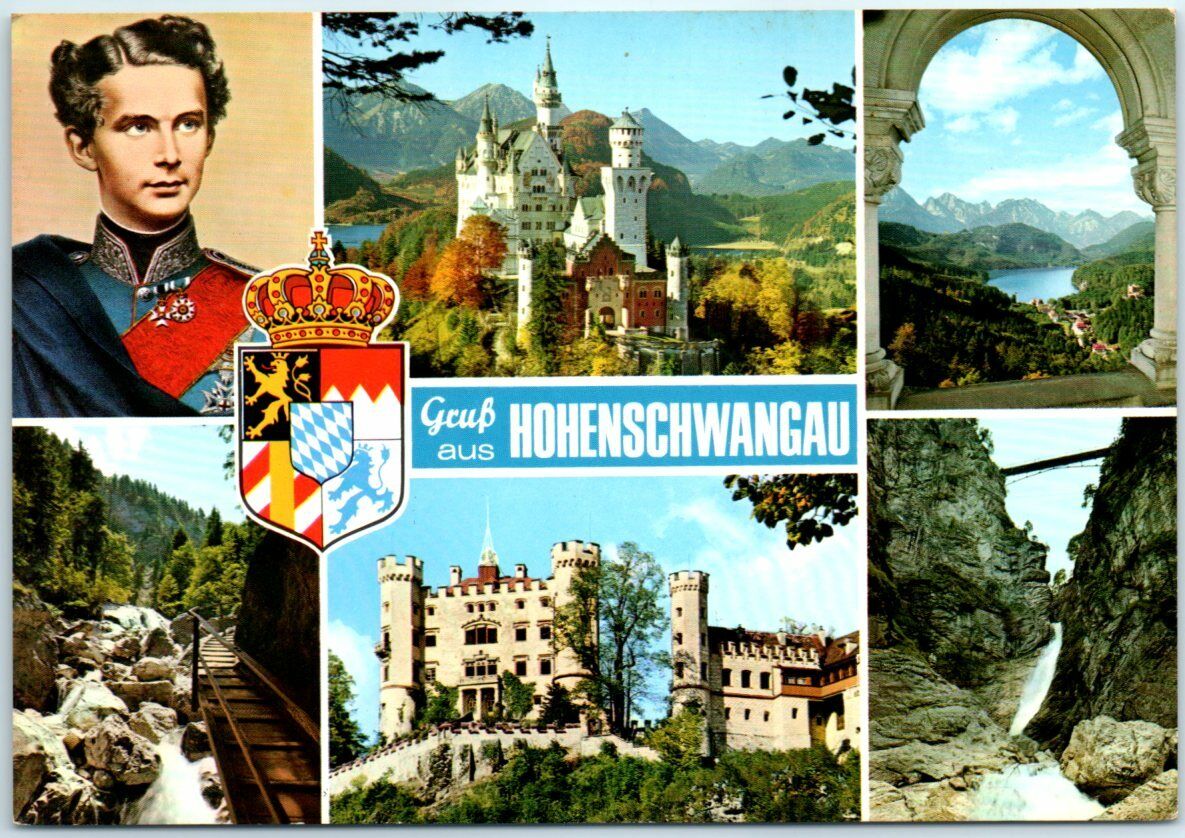 Postcard - Greetings from Hohenschwangau, Germany