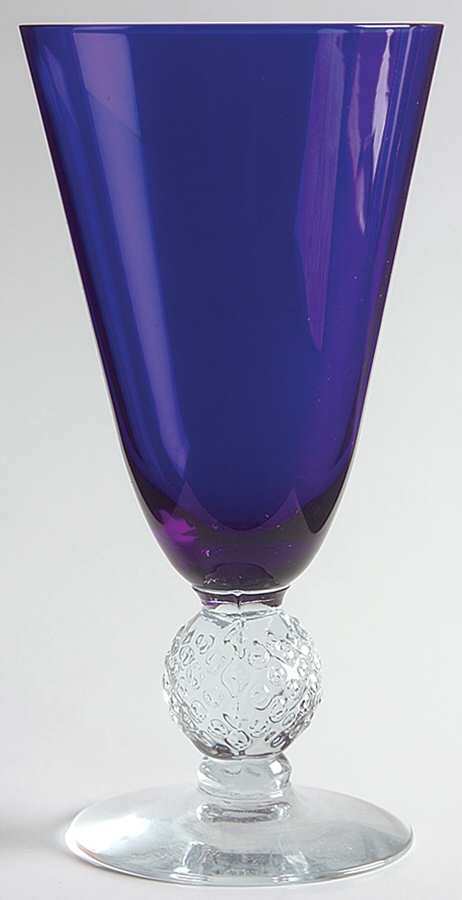 Morgantown Golf Ball Cobalt Blue  Iced Tea Glass 405531