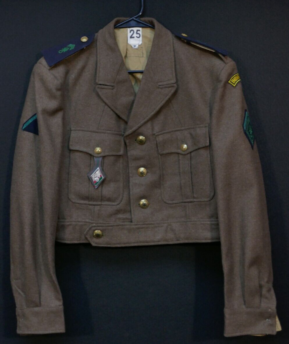 1950's French Foreign Legion 4th Regiment Indochine War Uniform Coat 1st Class L