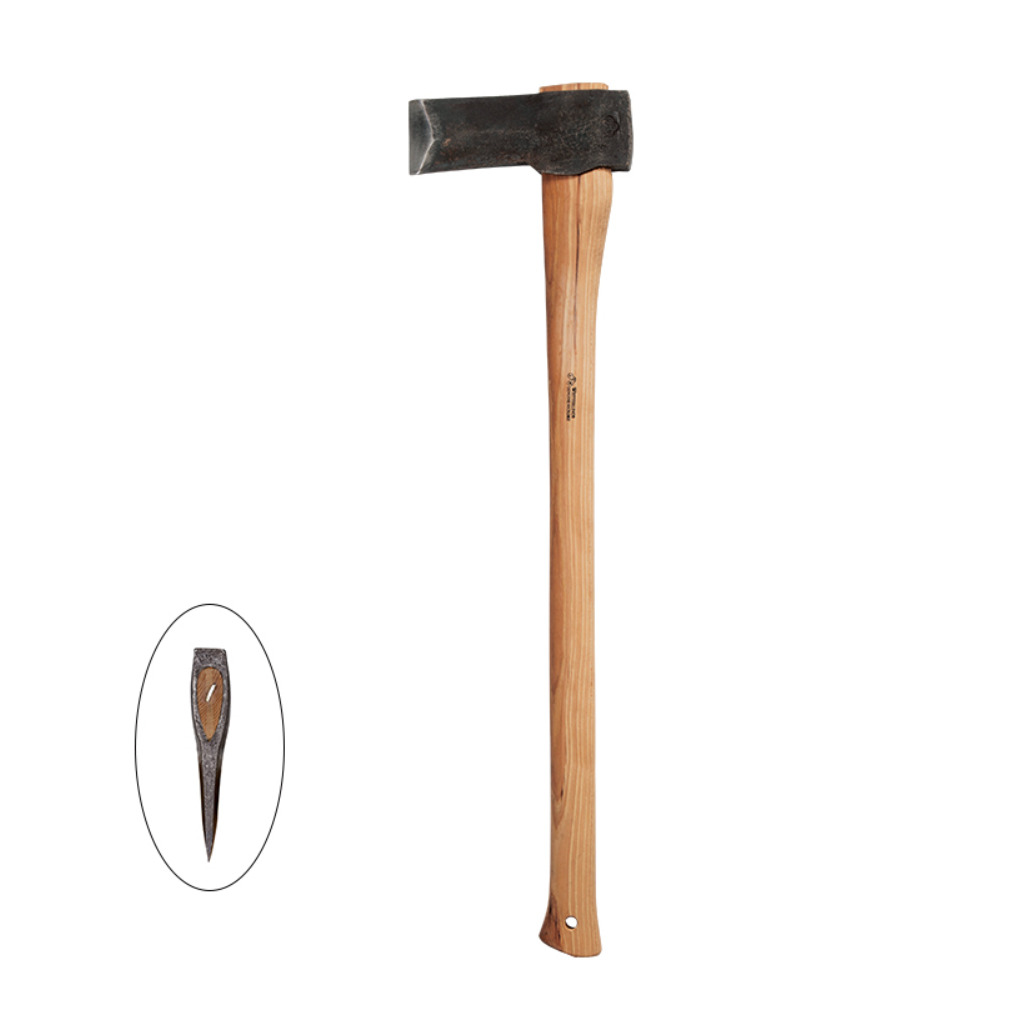 WETTERLINGS WSA144 Splitting Axe 730mm, 1.5kg with leather cover