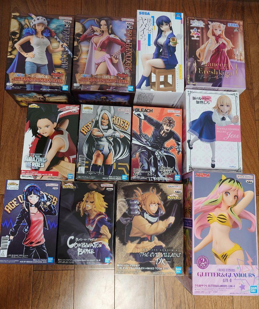 Anime Mixed set Hero Academia ONE PIECE etc. Girls Figure lot of 12 Set sale