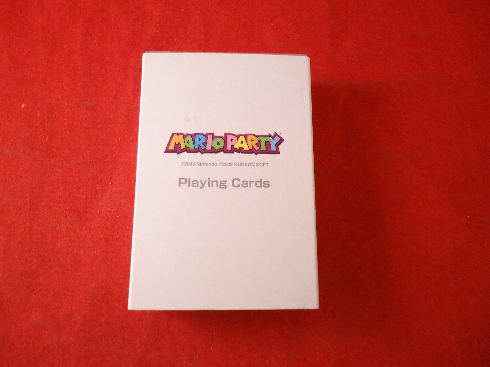 Mario Party 8 Club Nintendo Hudson Soft Promtional Playing Card Deck **NEW** 