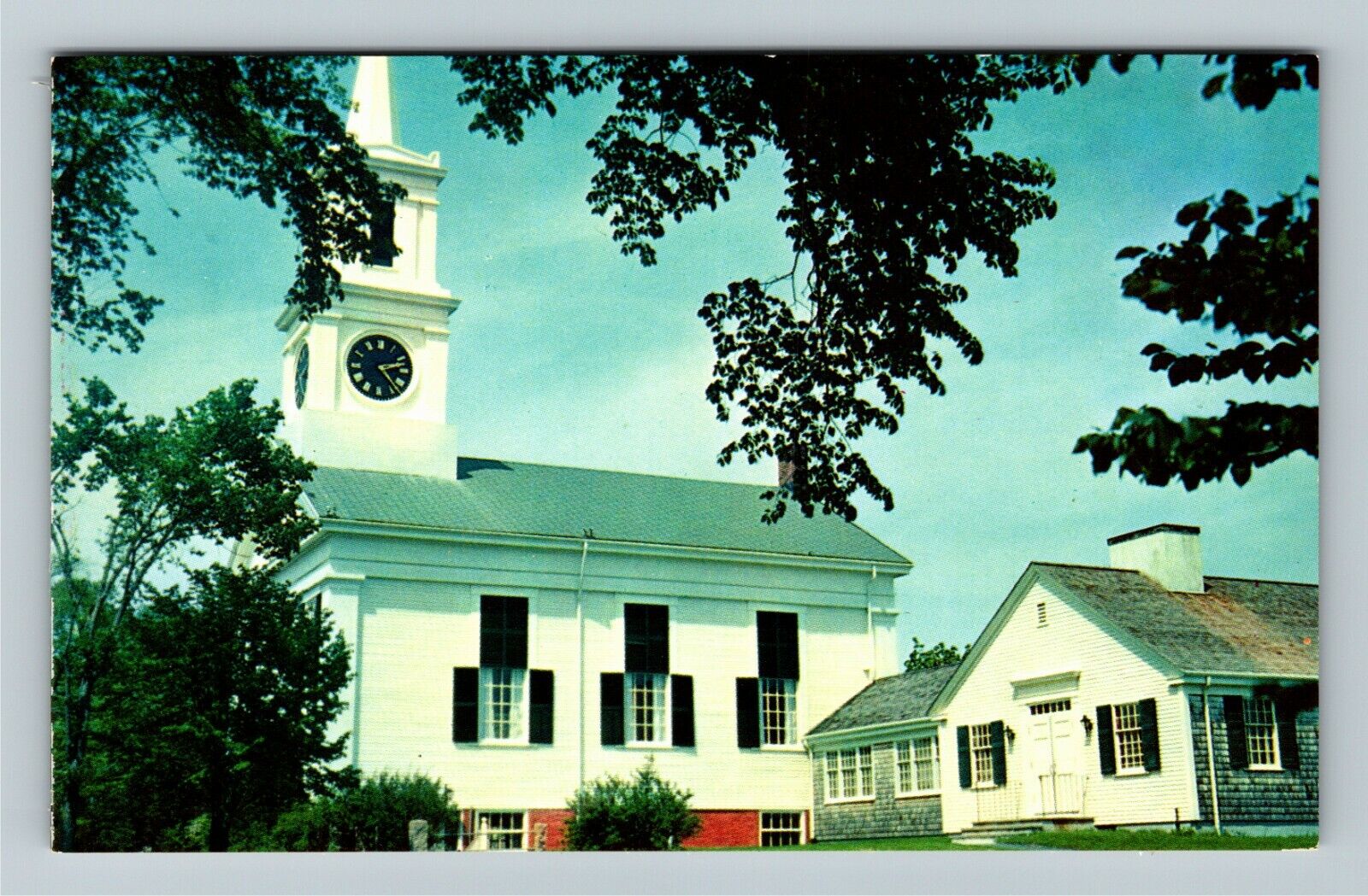 Centerville MA-Massachusetts, Typical Cape Cod Church, Vintage Postcard