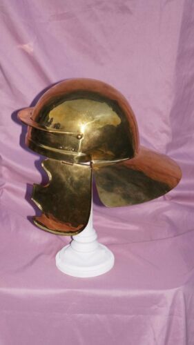 Roman Army Coolus C legionary and auxiliary brass Helmet with optional top knob