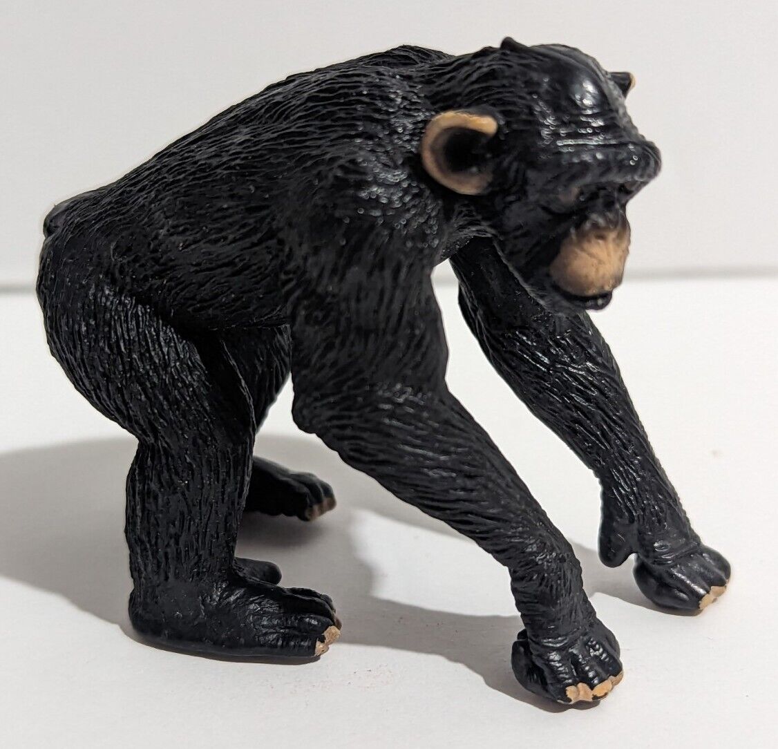 Schleich 2012 Male Chimpanzee Figurine Monkey African Wildlife Chimp Wild Animal