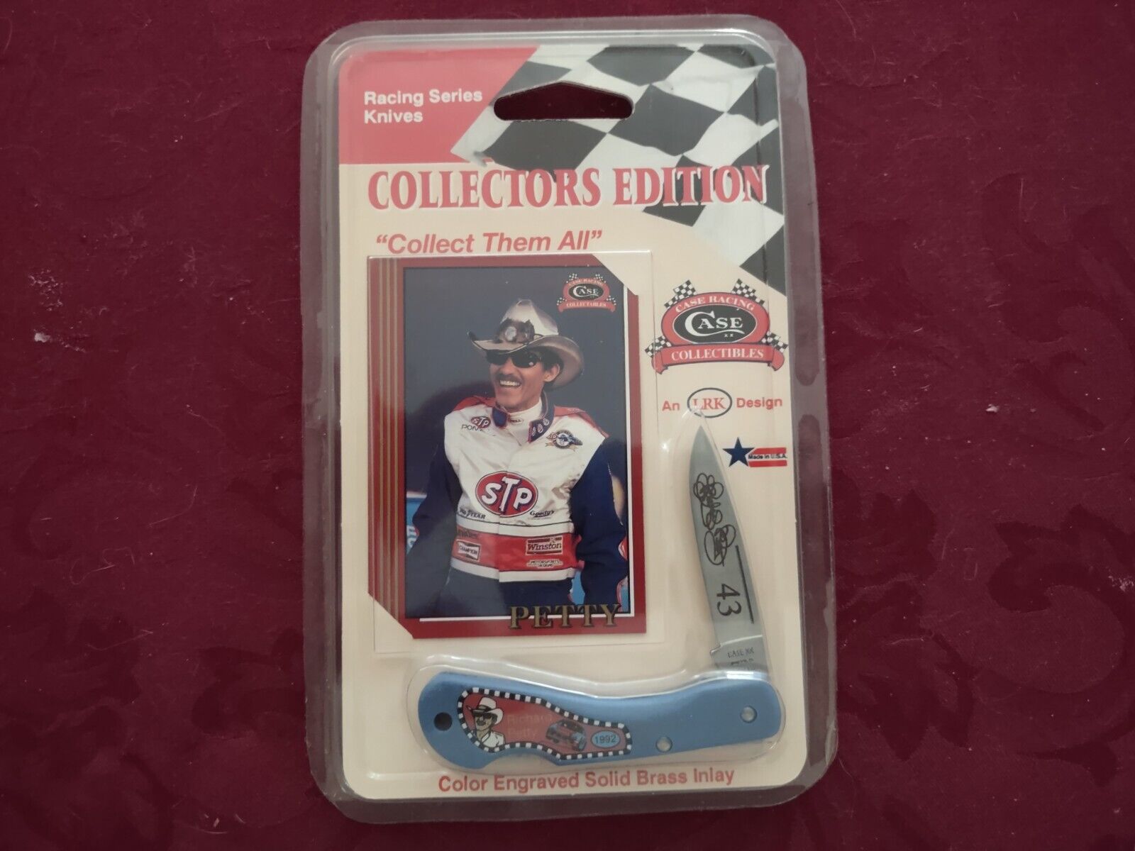 Case Collectibles Collectors Edition Richard Petty Knife 1992