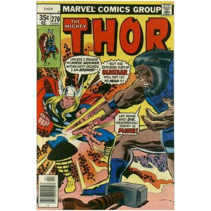 Thor #270 1966 series Marvel comics VF Full description below [d~
