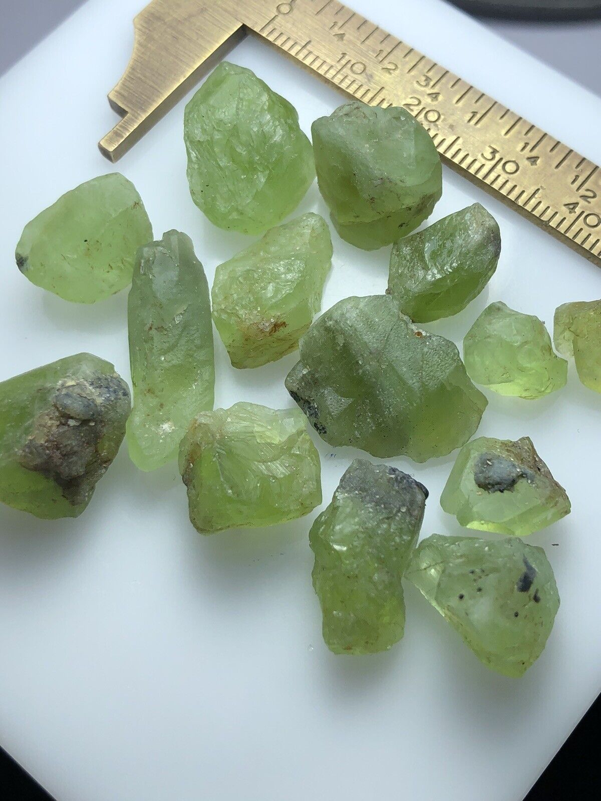 151 Crt / Natural Green Rough Peridot Crystal From Sopat Pakistan Mine