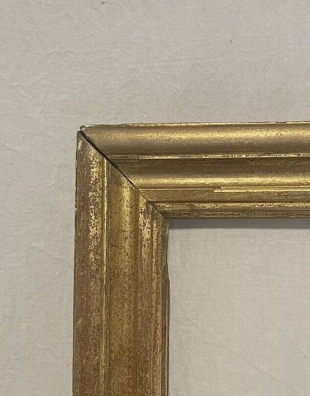 ANTIQUE FITs 16”x28” CLASSIC AMERICAN GOLD GILT VICTORIAN PICTURE FRAME
