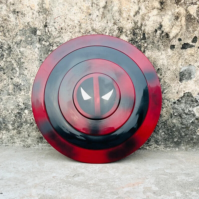 Limited Edition | Deadpool Shield, Captain Deadpool Costume, Collectible,