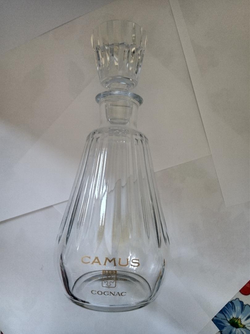 Baccarat Camus Crystal Cognac Empty Bottle H/10.03 W/4.33 D/4.33