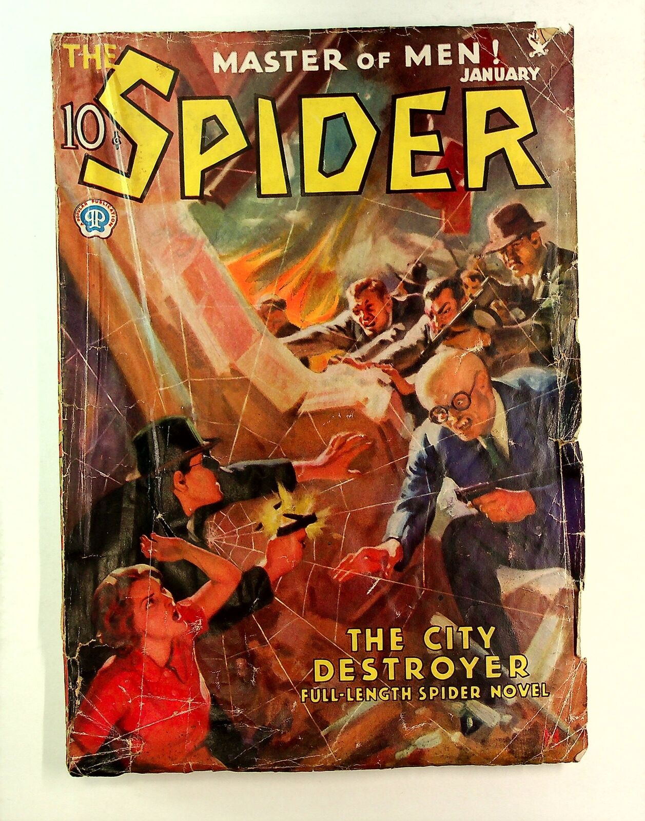 Spider Pulp Jan 1935 Vol. 4 #4 FR