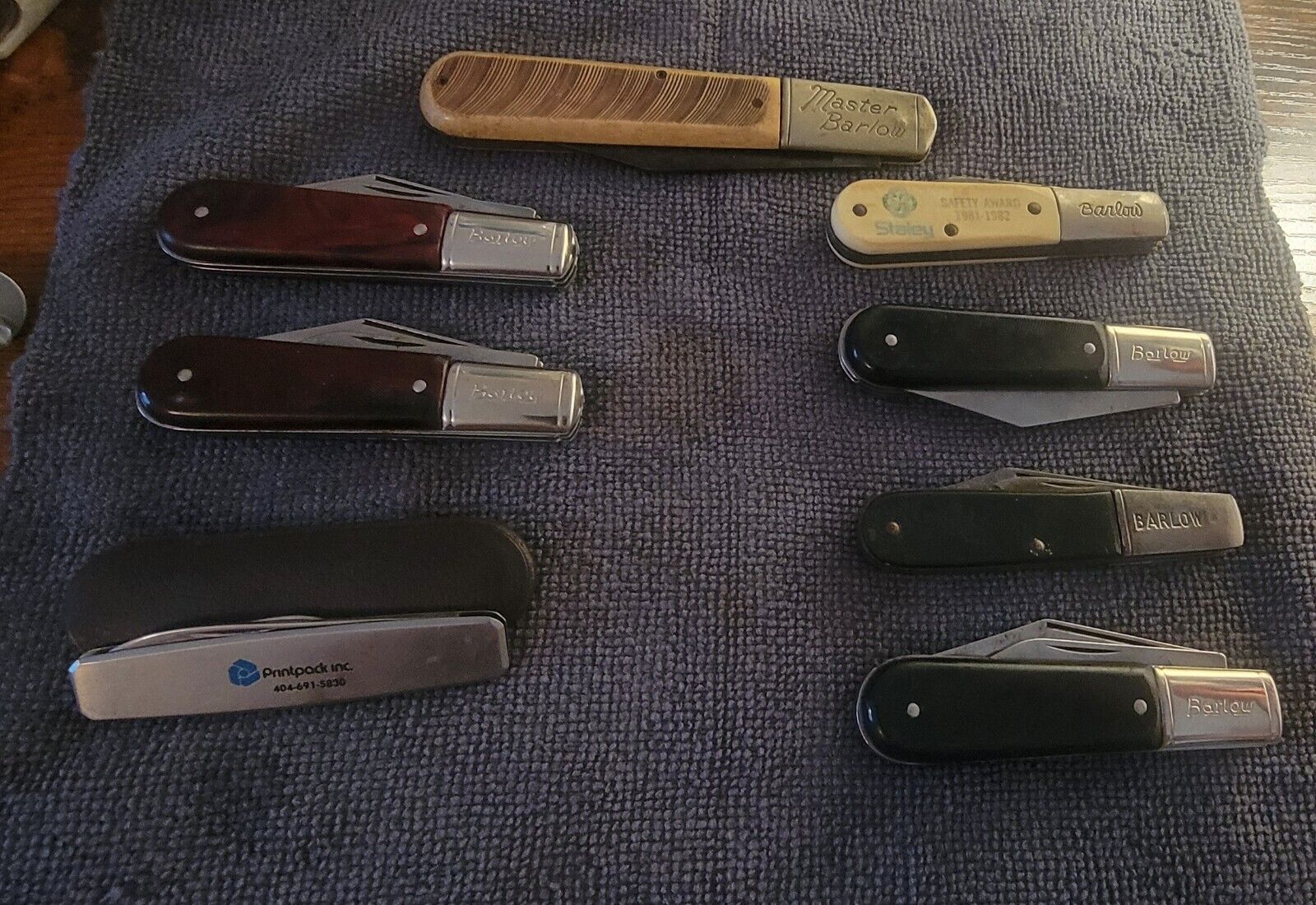 Barlow Pocket Knives Lot Of 8