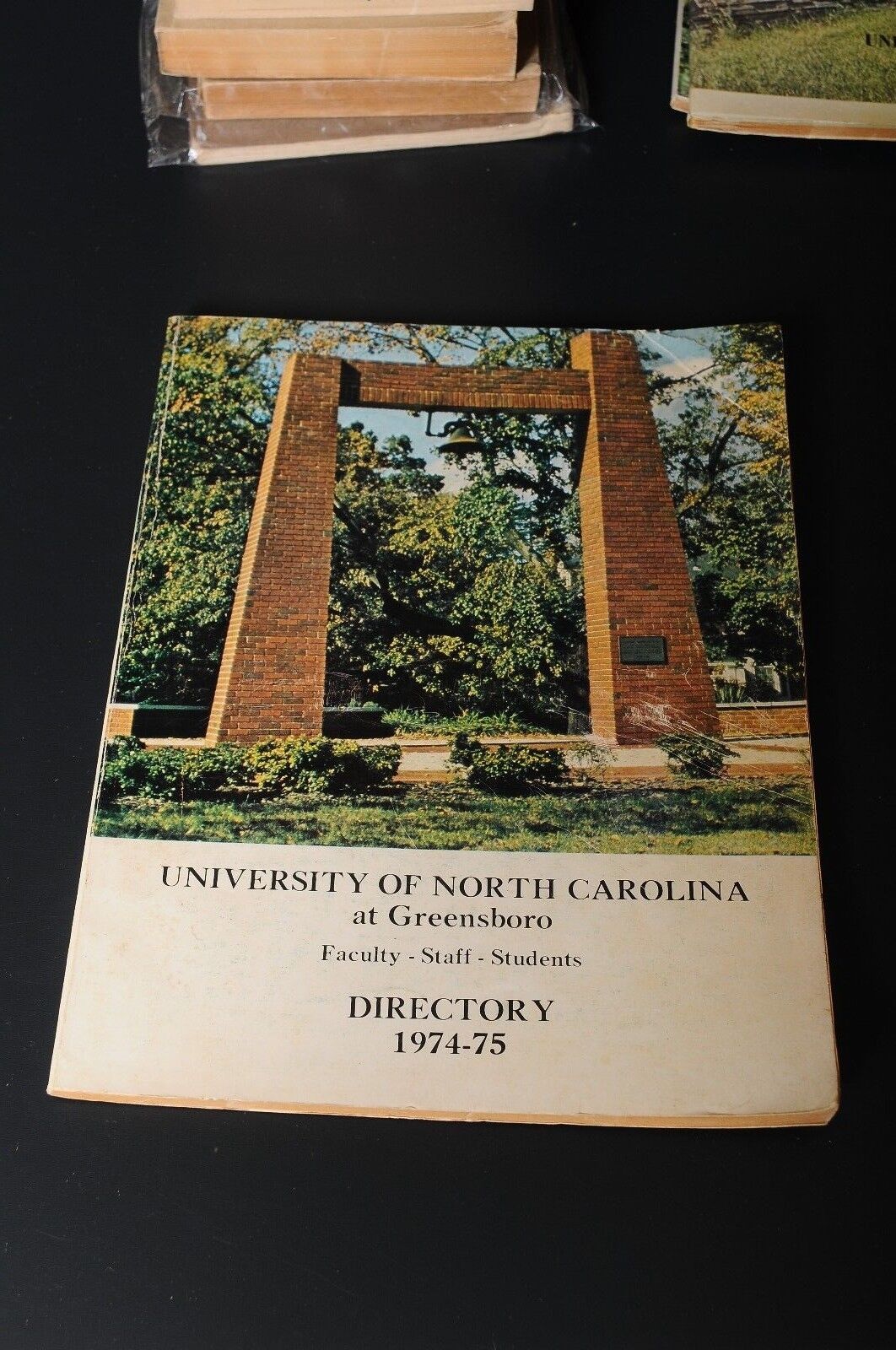 Vintage 1974-75 University of North Carolina Greensboro telephone directory