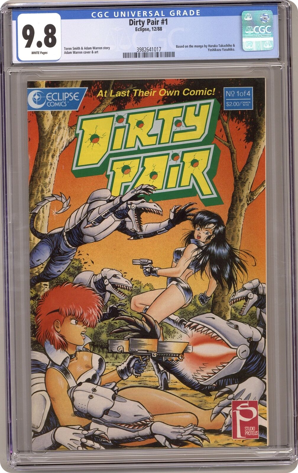 Dirty Pair #1 CGC 9.8 1988 3982641017