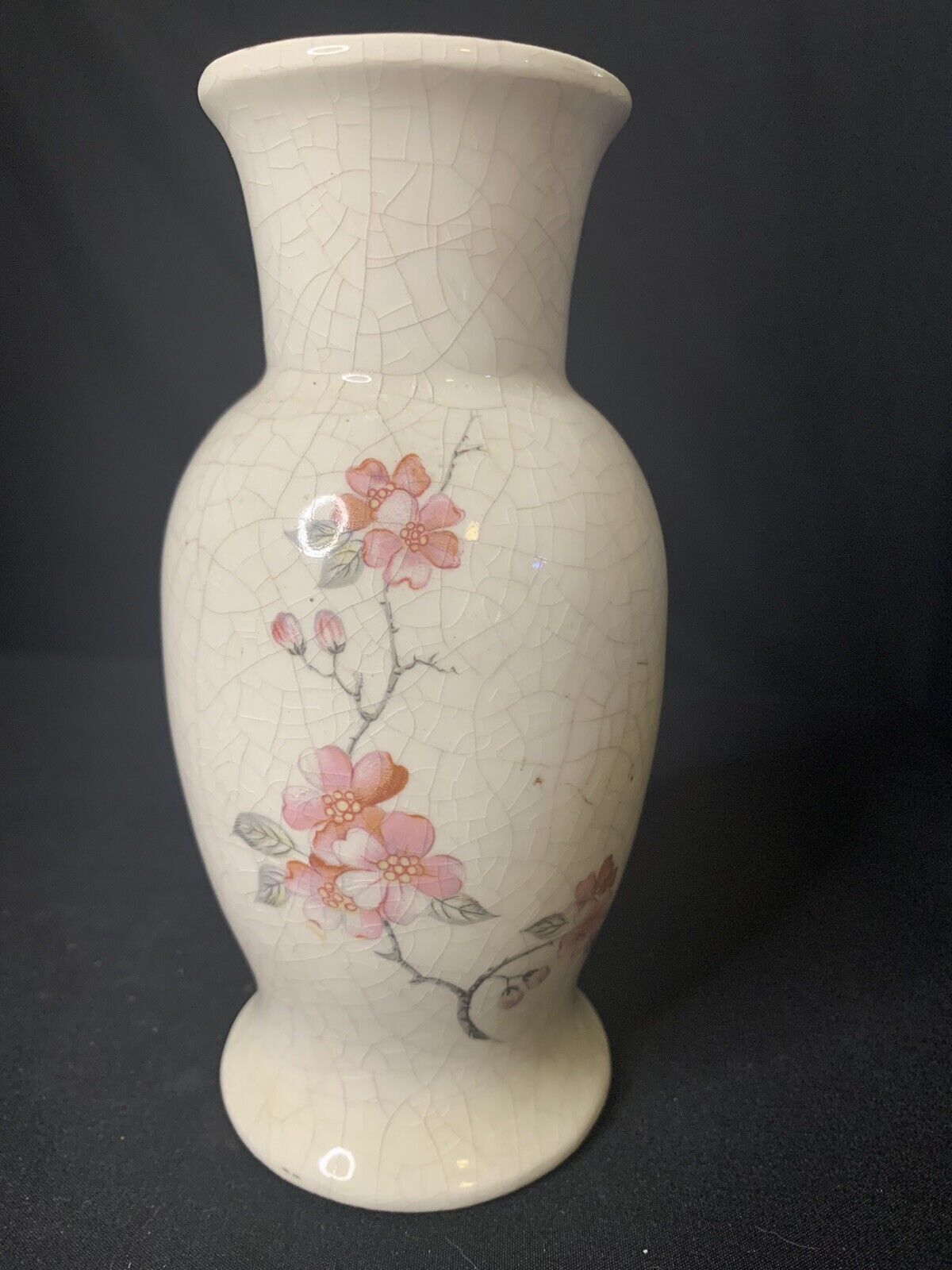 VTG 1980’s Japanese Cherry Blossom Vase 6.5” Made In Japan