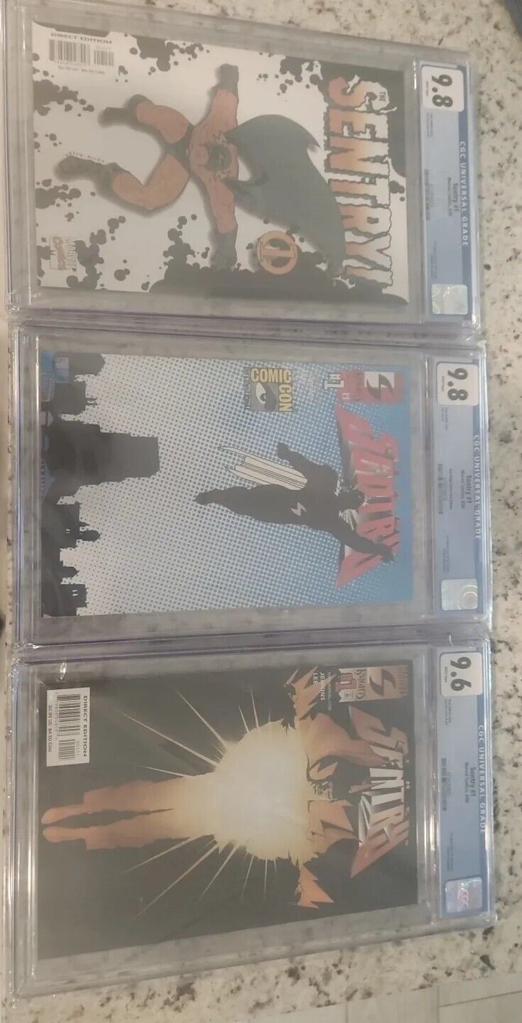 Sentry 1 CGC ALL COVERS CGC 9.8 9.8 AND 9.6 WP 