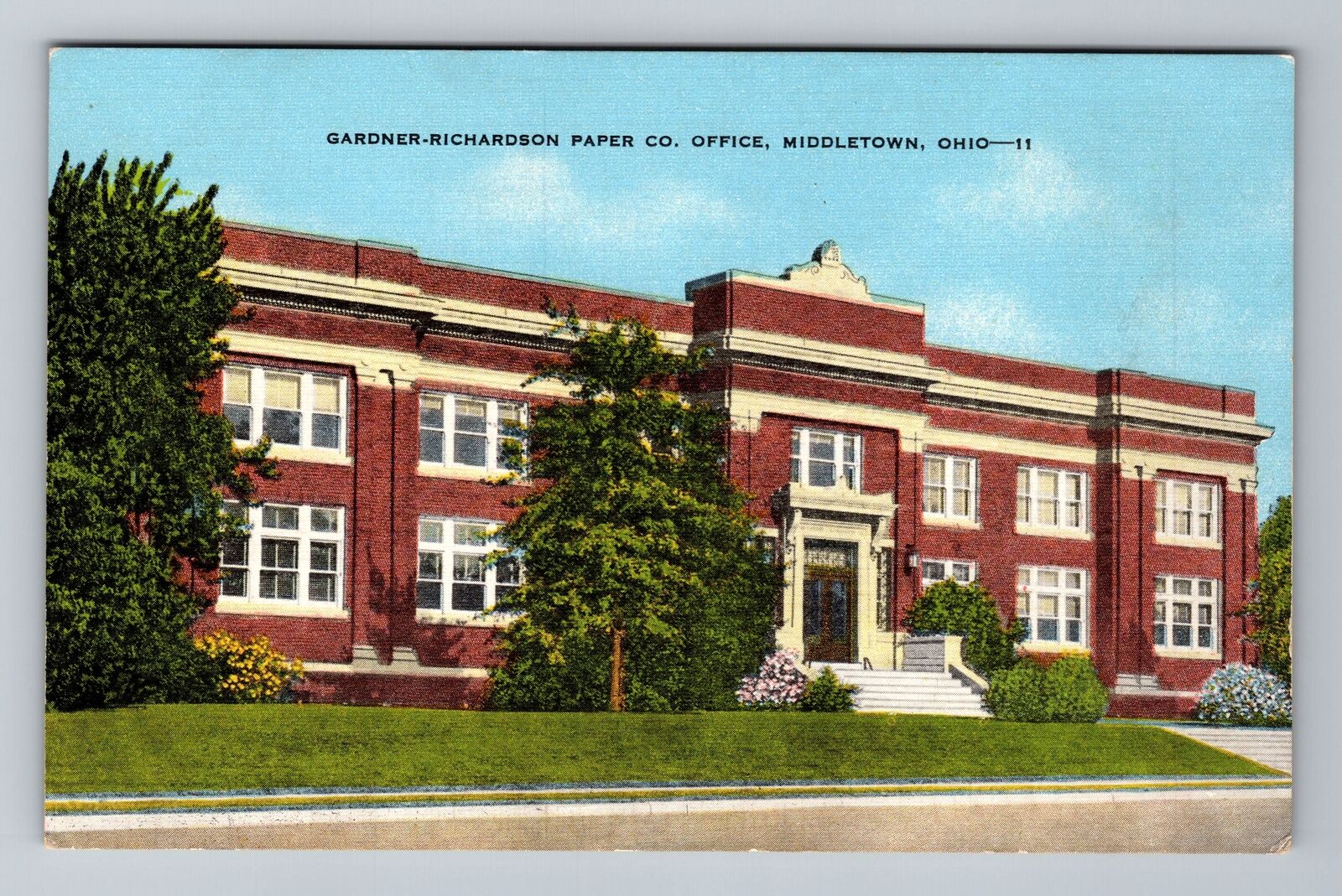 Middletown OH-Ohio, Gardner-Richardson Paper Co Office, Antique Vintage Postcard
