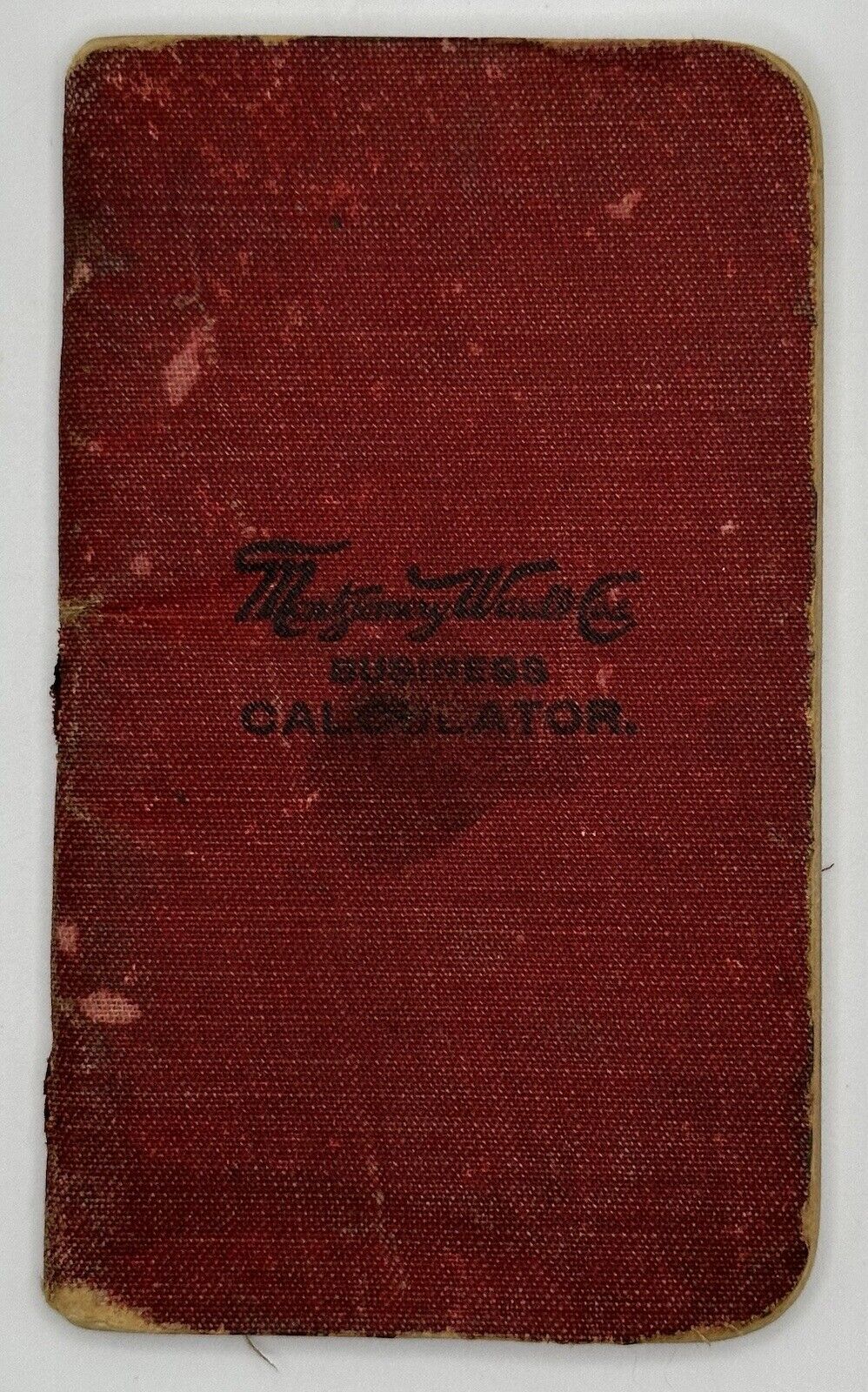ATQ 1895 Montgomery Ward & Co Business Calculator Book