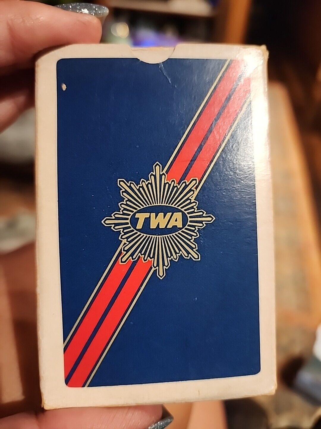 Vintage TWA Transworld Airline Playing Cards complete Opened but Unused 