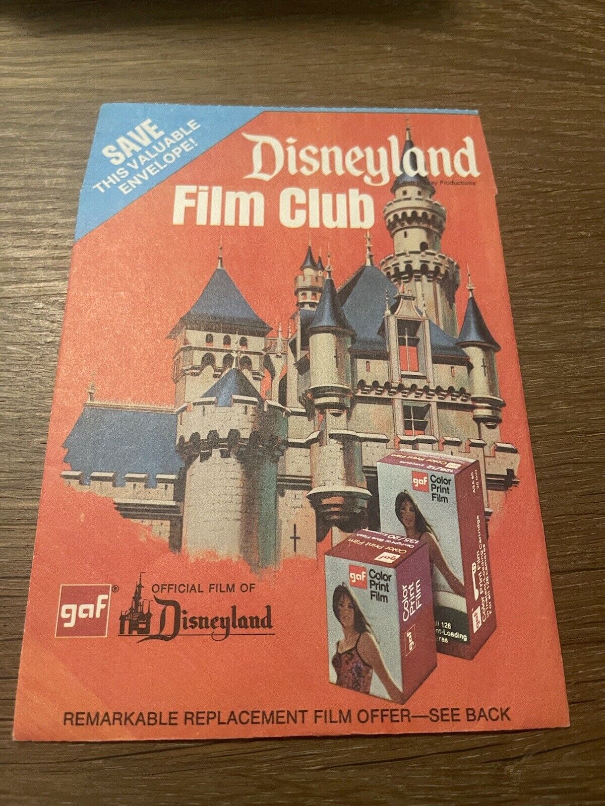 Walt Disney Productions 🎥 Disneyland Film Club GAF Unused Remarkable Very Rare