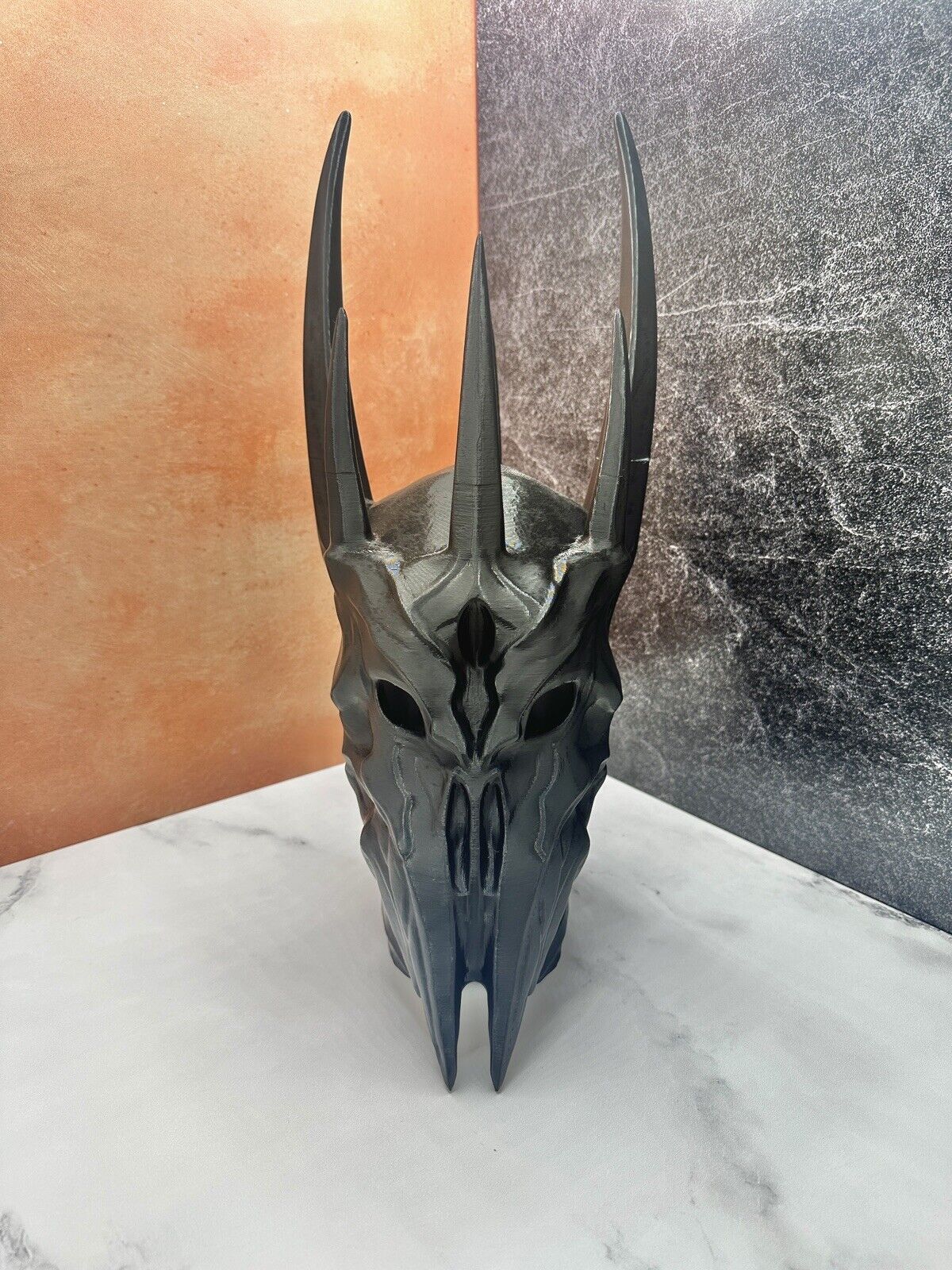 Sauron The Dark Lord of The Rings Helm Headphone Stand LOTR Decor Display
