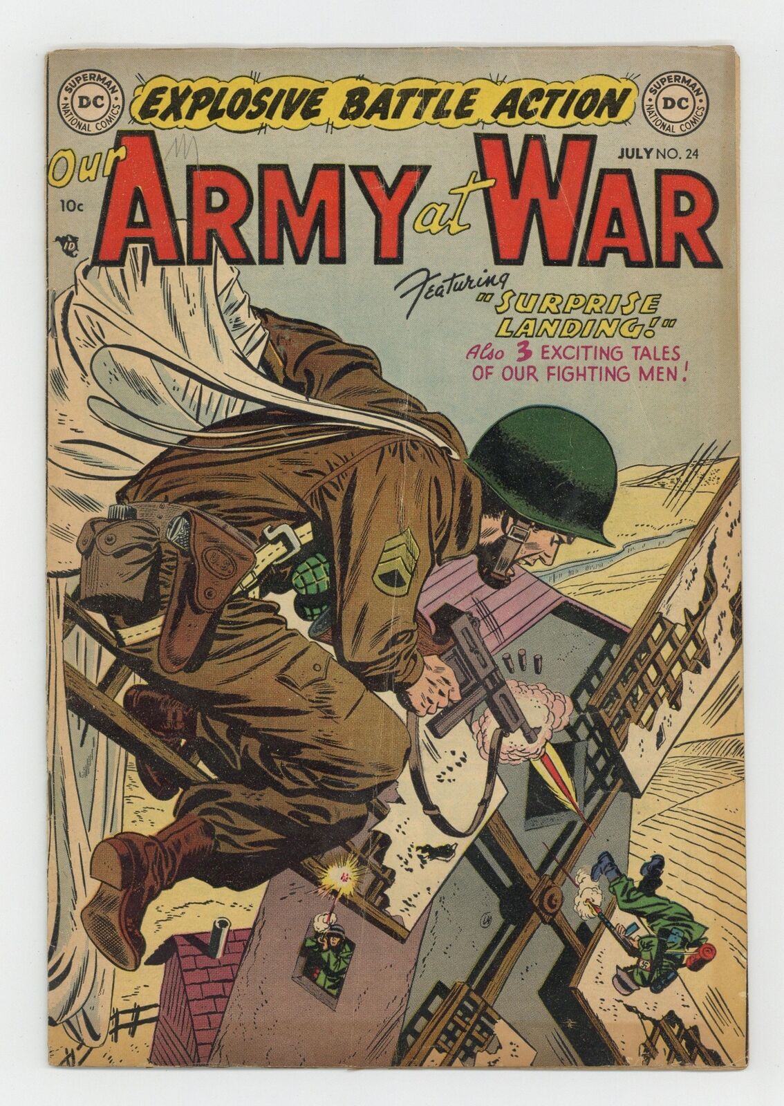 Our Army at War #24 GD/VG 3.0 1954