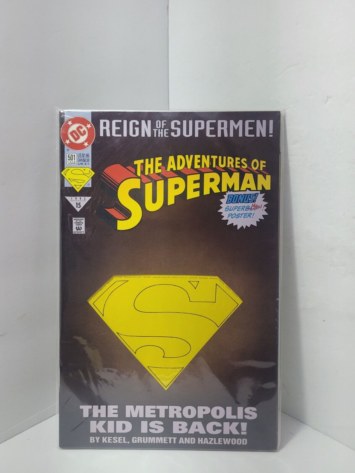 DC The adventures of superman reign of the supermen  1993 #15 #501 JUNE 93