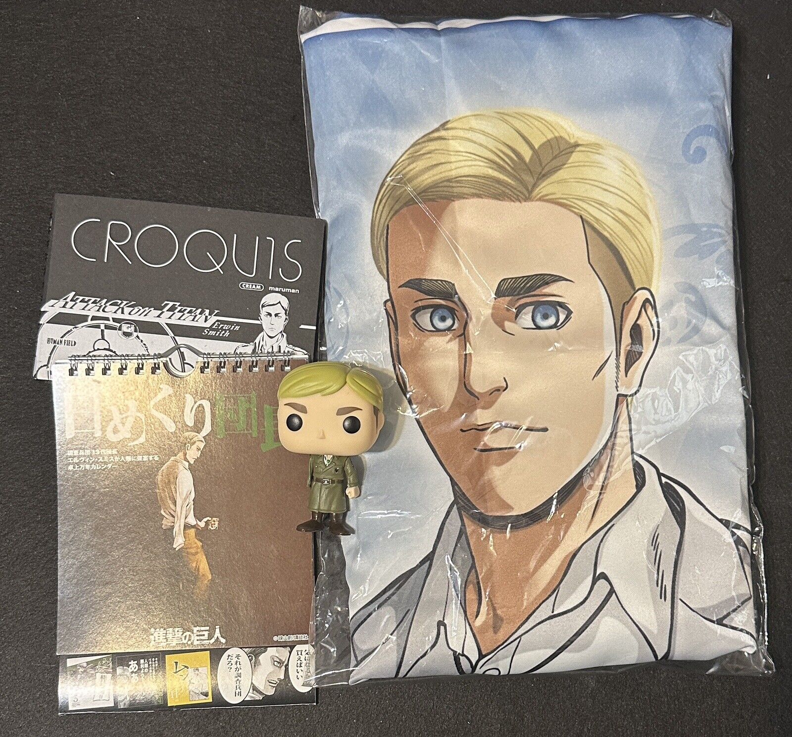 Attack On Titan Erwin Smith Rare Life size Tapestry And Calendar
