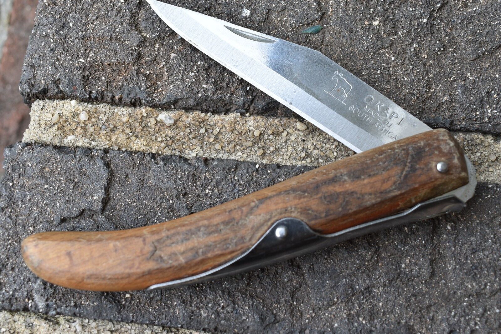 OKAPI KNIFE MADE IN SOUTH AFRICA LOCK VINTAGE POCKET