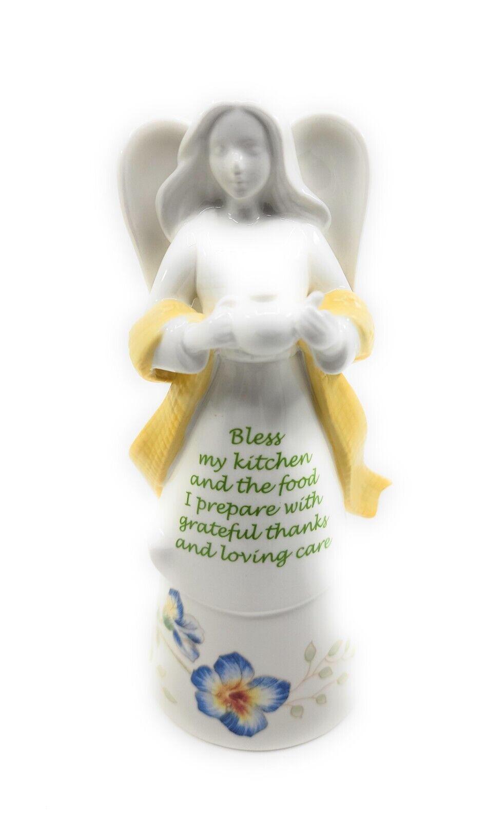 Lenox Bless My Kitchen Angel Bell Graceful 7-Inch Figurines for Culinary Charm