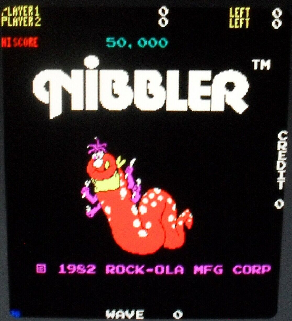 NIBBLER - Rock-ola Arcade - GENUINE LOGIC PCB SET - Working 100% - Rare