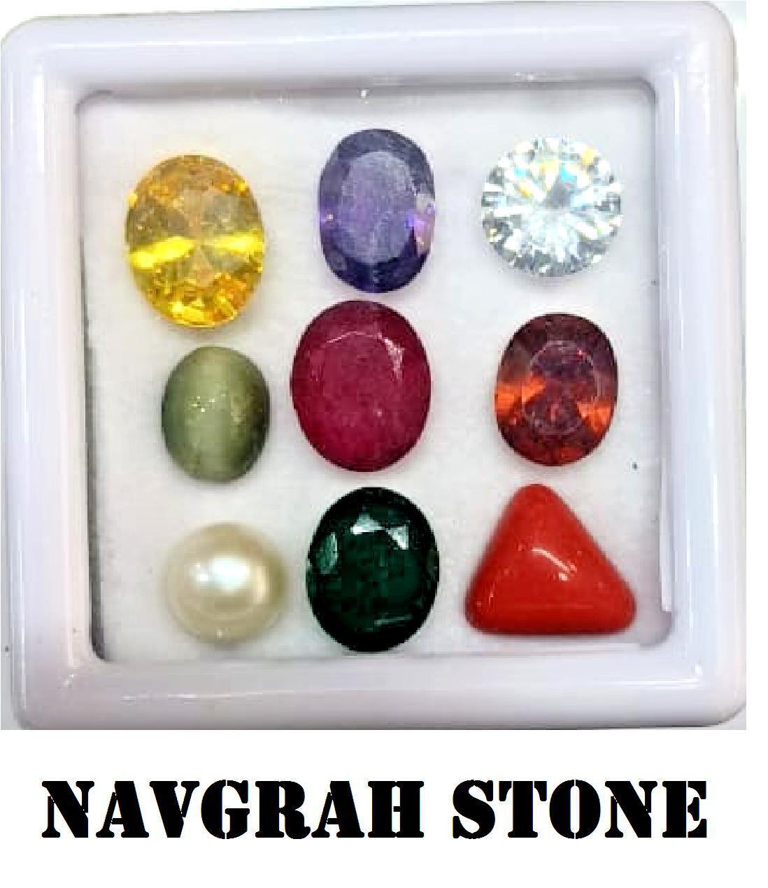 Navaratna stones for pooja , Havan Crystal Products 100 % Original 9 stone Set