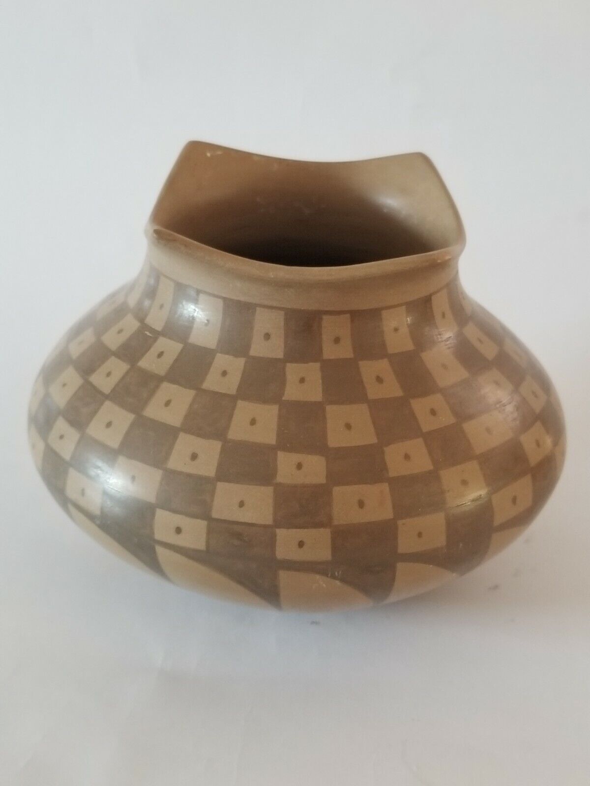 Mid Century Reynaldo Quezada Mata Ortiz: Signed & Dated Squat Vase